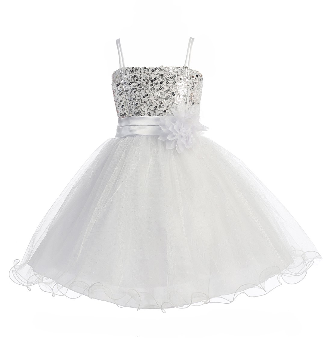 Joy Kids - 6 Colors - Sequined and Sparkly Tulle Party Dress Sizes 2-20