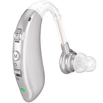 Rechargeable Noise Canceling Hearing Aids for Seniors - Hearing Aids for Adults with Severe Hearing Loss - Ear Amplifier, Hearing Aid with Volume Control