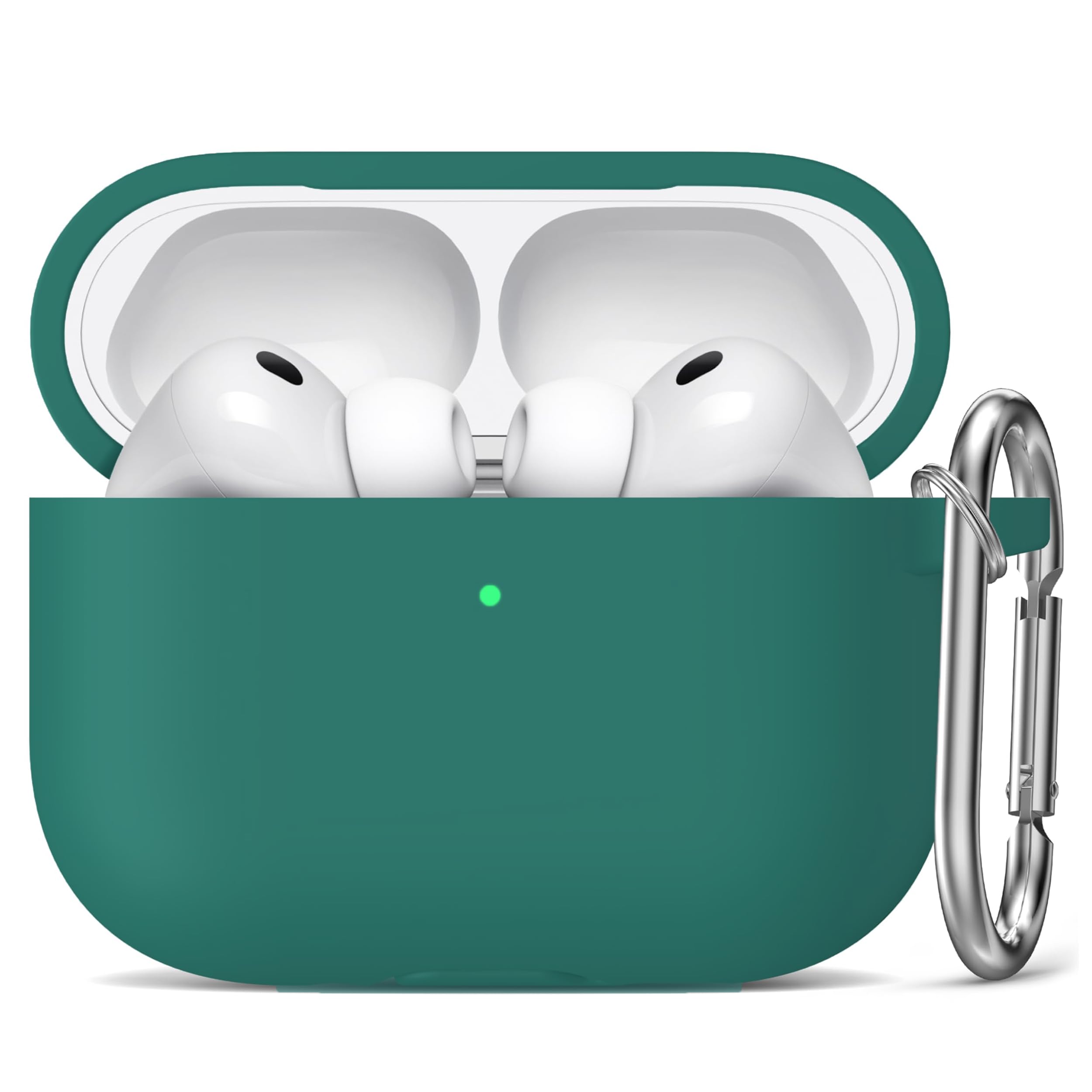 Suitable for AirPods Pro3 Case Cover, Soft Silicone Protective Cover for Apple AirPods Pro3 Cases for Women Men, AirPod Pro3 Case Accessories with Keychain