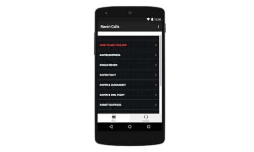 REAL Raven Hunting Calls App - 7 REAL Raven CALLS & Raven Sounds for Hunting! - (ad free) Raven e-Caller - BLUETOOTH COMPATIBLE - Thumbnail 3