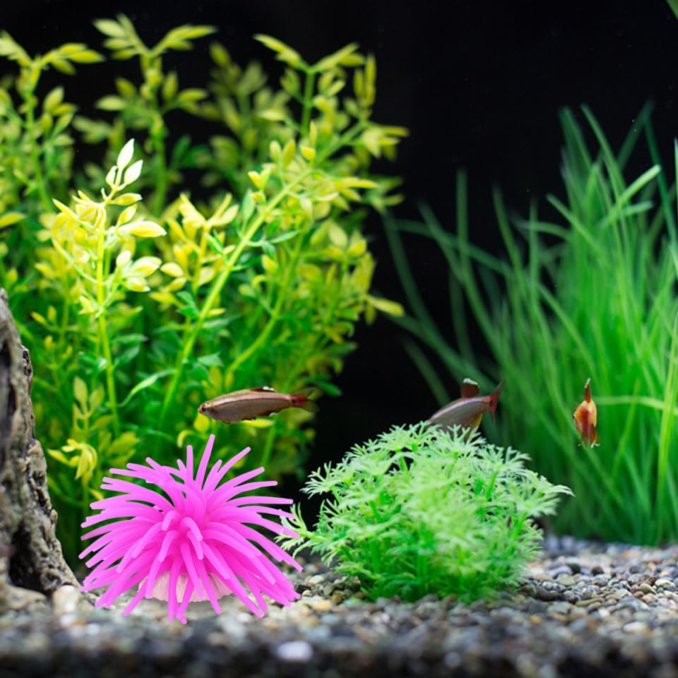 FOMIYES Simulated Sea Urchin Aquarium Coral Ornament with Weighted Base - Image 2
