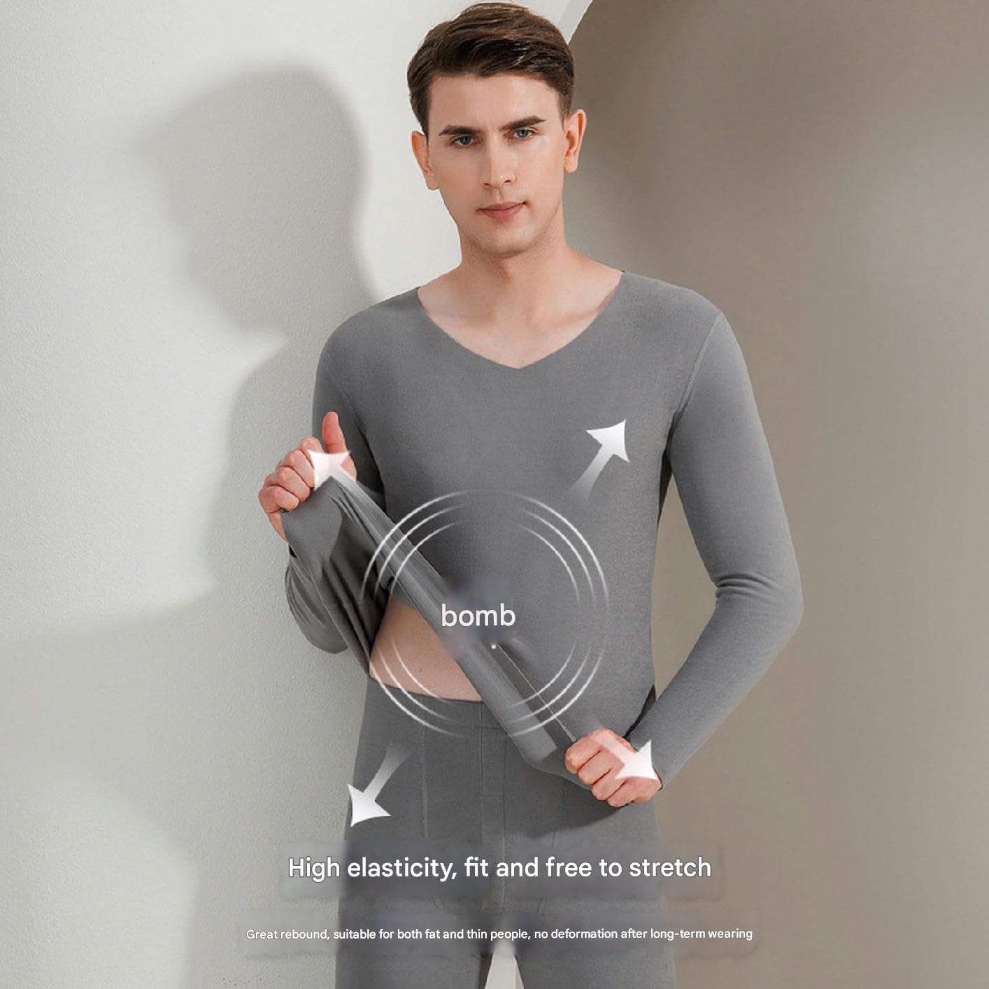Ropa Termica Mujer Conjunto De Ropa Interior Térmica De Hombres Y Mujeres Sin Costuras Sin Costuras De Doble Cara Otoño E Invierno Más Terciopelo-rojo-3xl