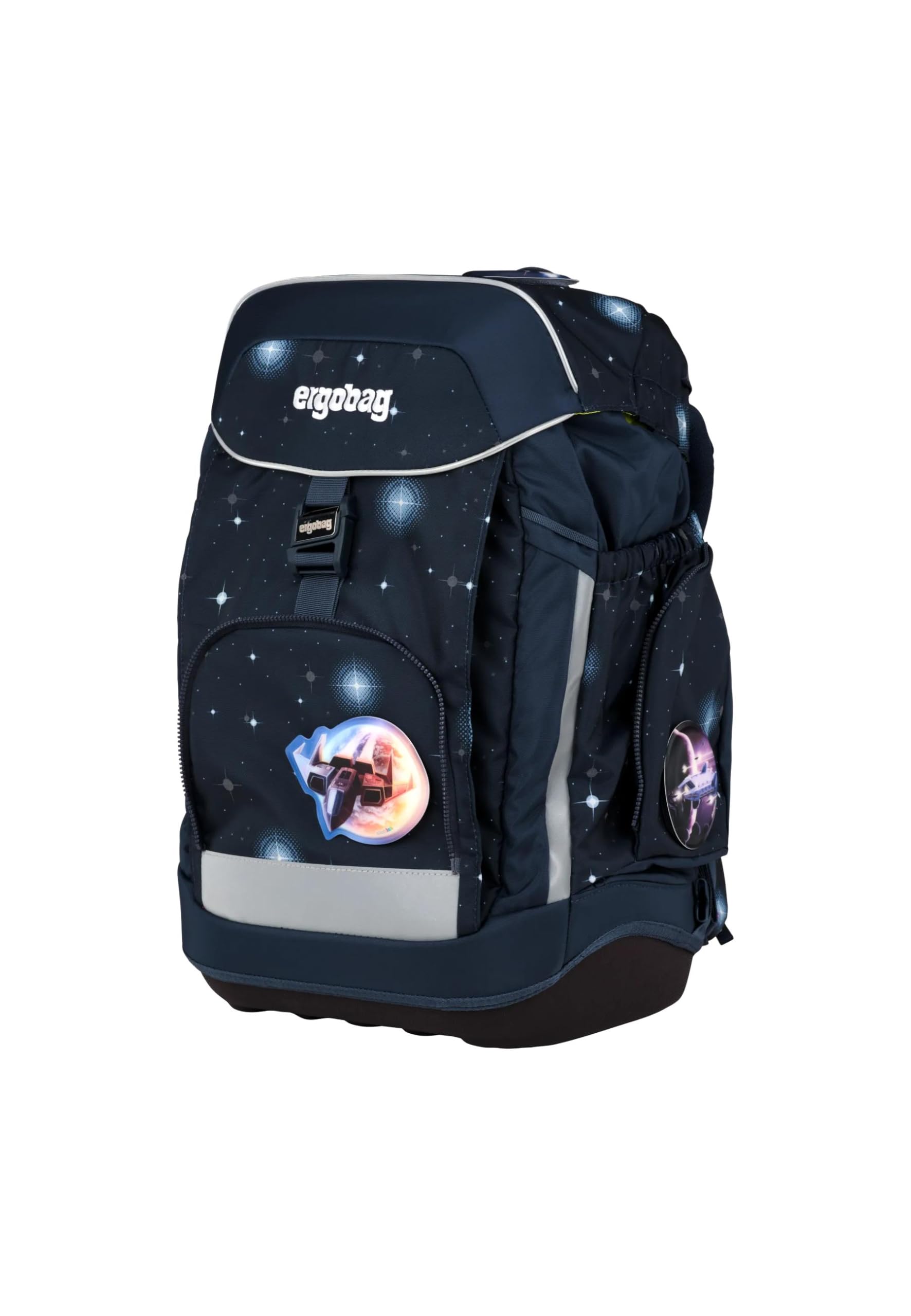 ergobag Maxi Set 6-teilig, ergonomischer Schulrucksack, Vorgänger-Kollektion, Grundschule, ideal für große Kinder ab der 1. Klasse KoBärnikus - Dunkelblau
