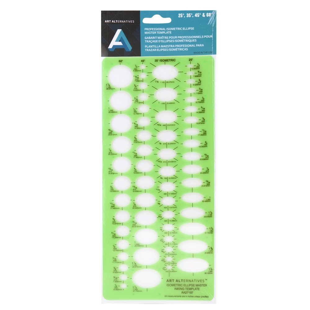 Profess Isometric Ellipse Master Template