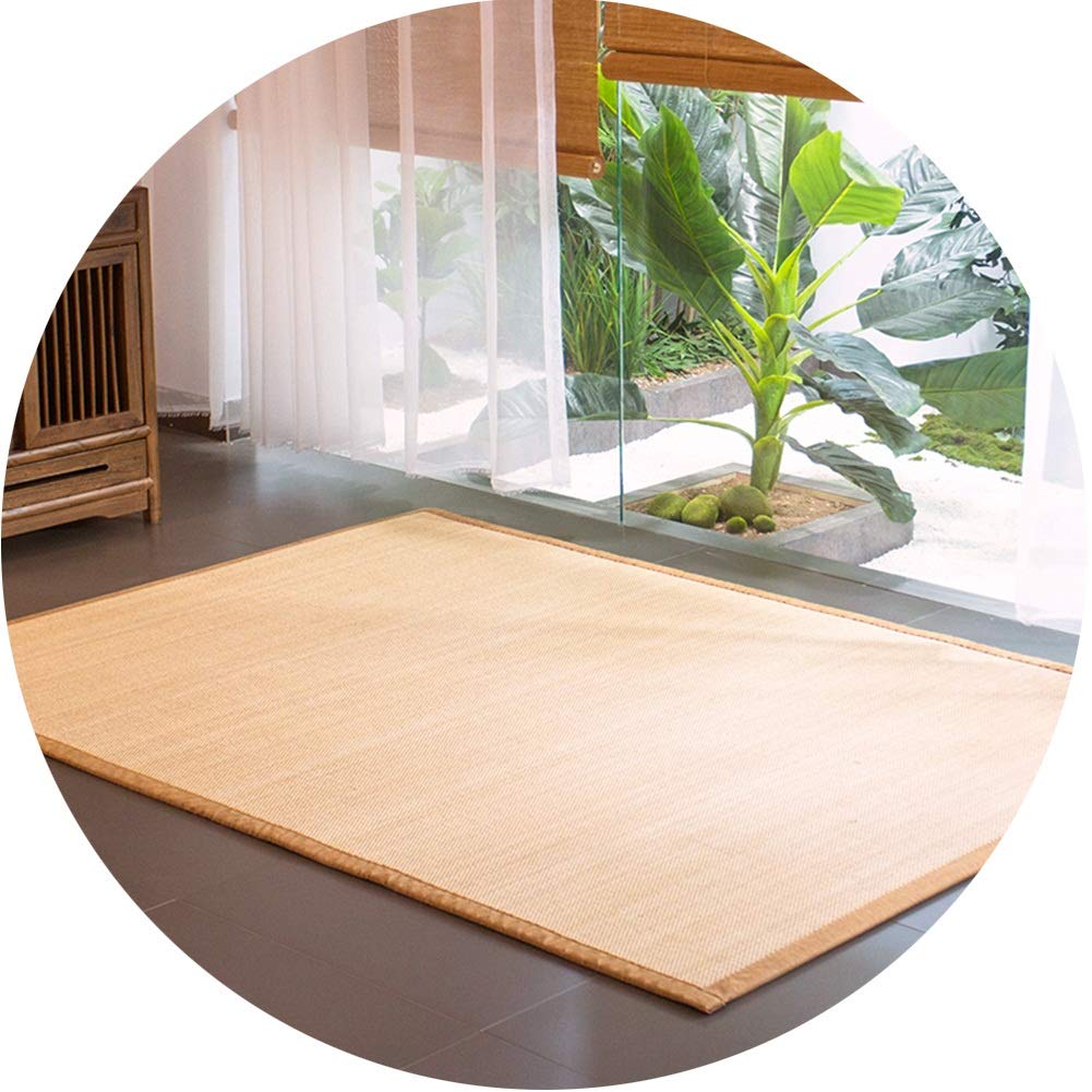 Tapis bambou anti-slip ZRUYI 130x210cm | Tapis de sol fixe sécurité