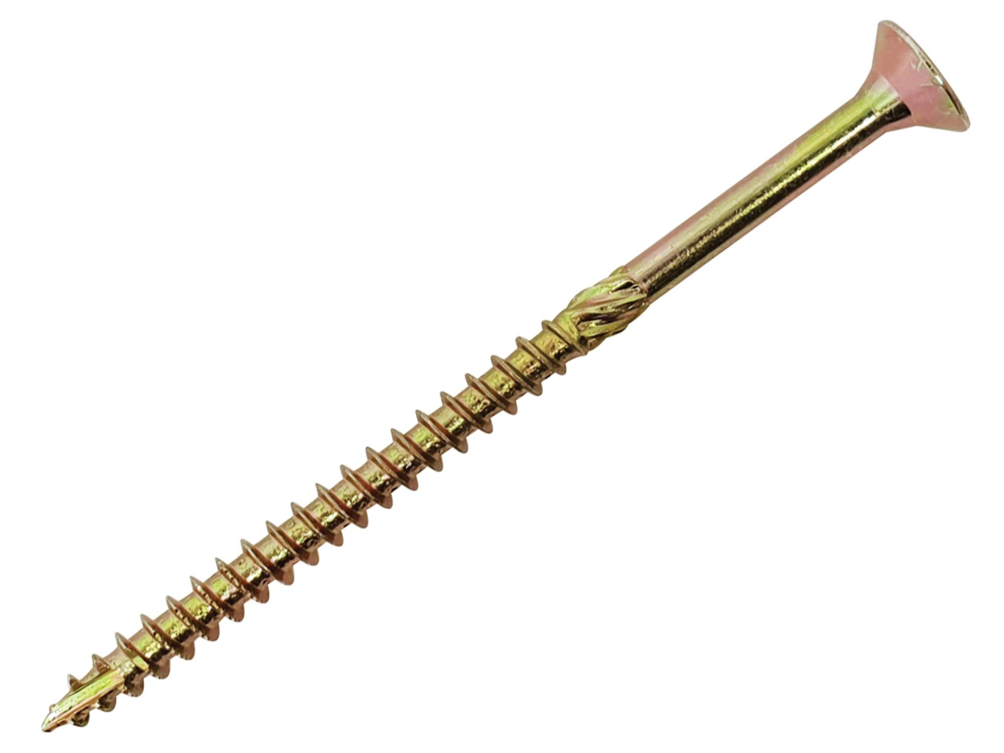 Spectre Advanced Multi-purpose Woodscrews | 6.0 x 90mm | Zinc Yellow Passivated | Box 100