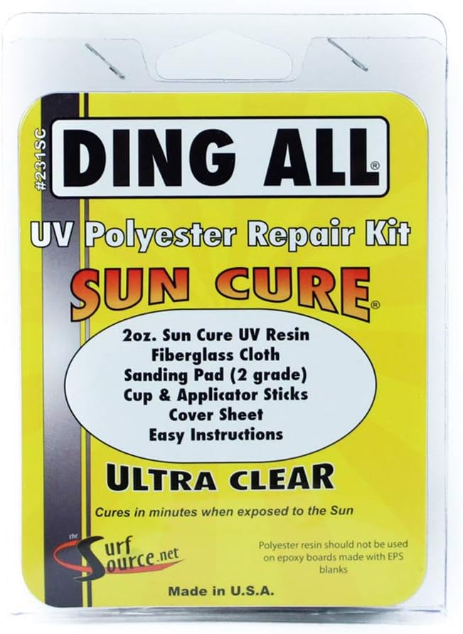 Ding All Sun Cure Surfboard Repair Kit Sports & Outdoors