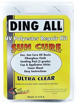 مجموعة إصلاح Ding All Sun Cure Surfboard