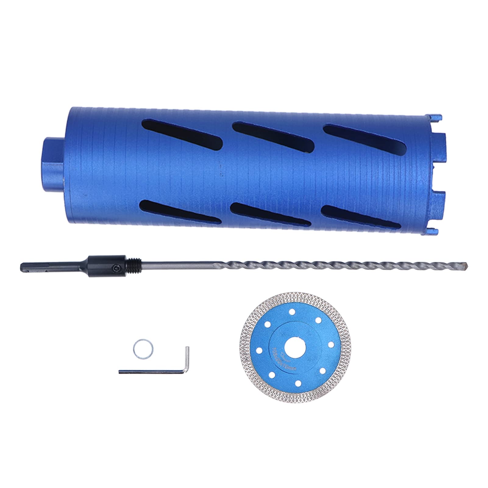 Broca de taladro de núcleo de diamante con rosca 5/8-11, broca universal para núcleos en hormigón, taladro de mampostería de 3,5 pulgadas para perforación en húmedo o en seco,