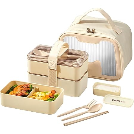 Lunch Box Isotherme Boîte Bento Acier Inoxydable Portable Adulte