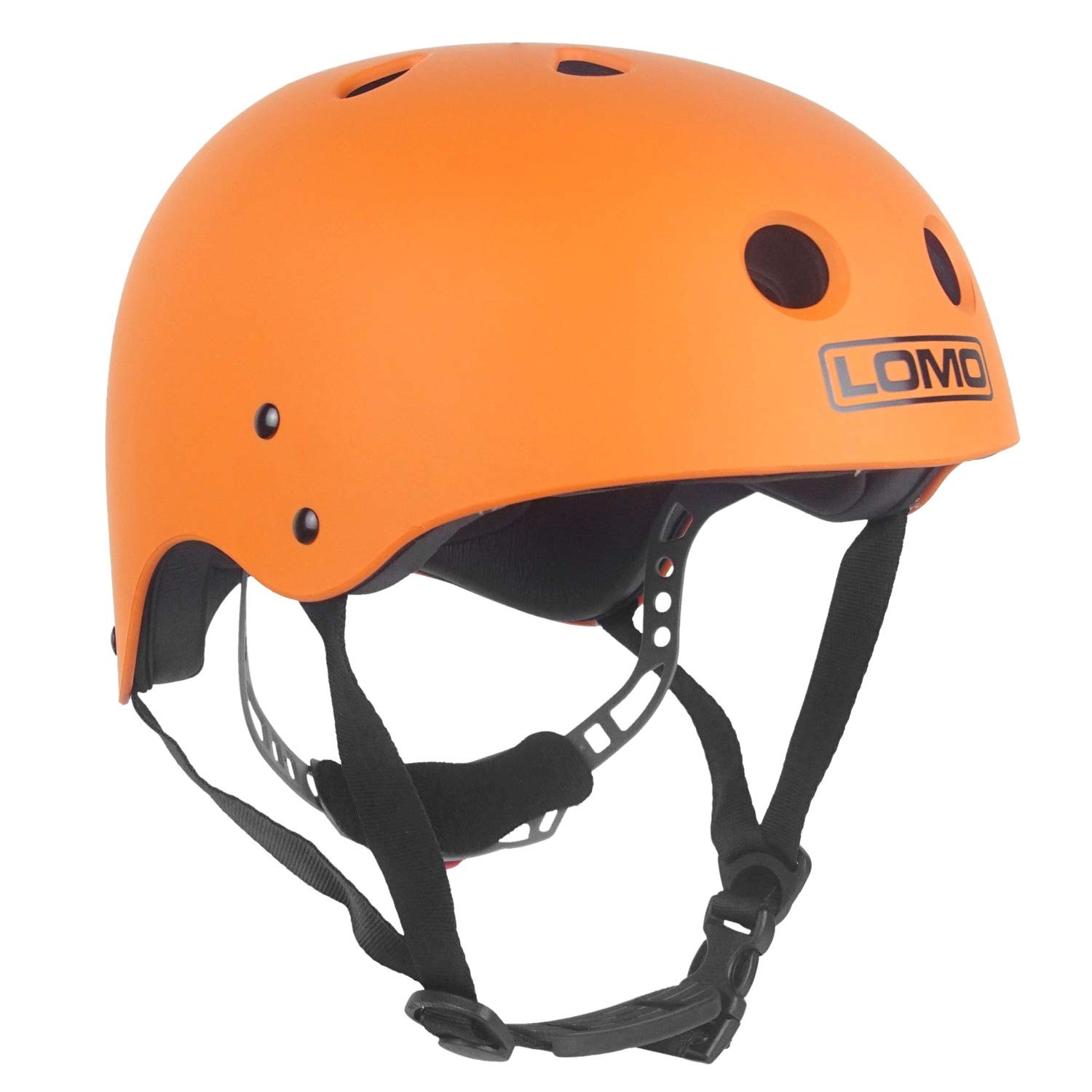 Lomo CE Approved Kayak Helmet - Matt Orange (Medium)