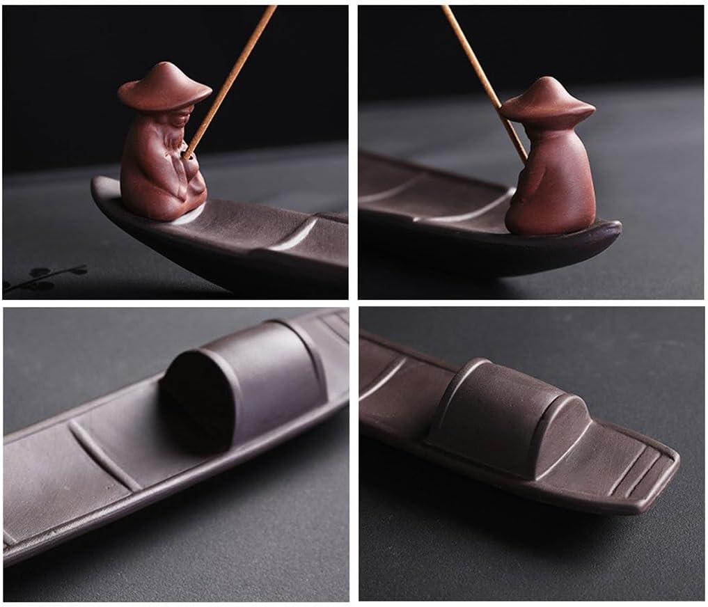 Incense Stick Holder Purple Sand Incense Holder Creative Incense Box Incense Holder Home Decoration Room Decoration Incense Holder for Sticks
