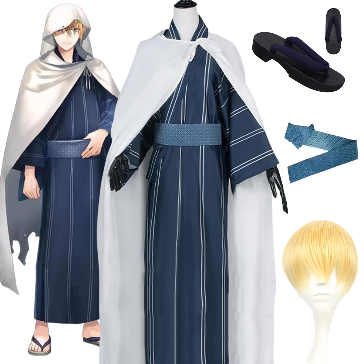 Amazon.co.jp: [YAYANA]刀剣乱舞 山姥切国広 コスプレ 和服 武士服