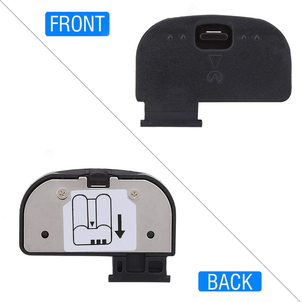 Jenor Akkudeckel Ersatz Für Nikon D7100, D600, D610, D7200 – Schwarz, Aus Kunststoff & Metall