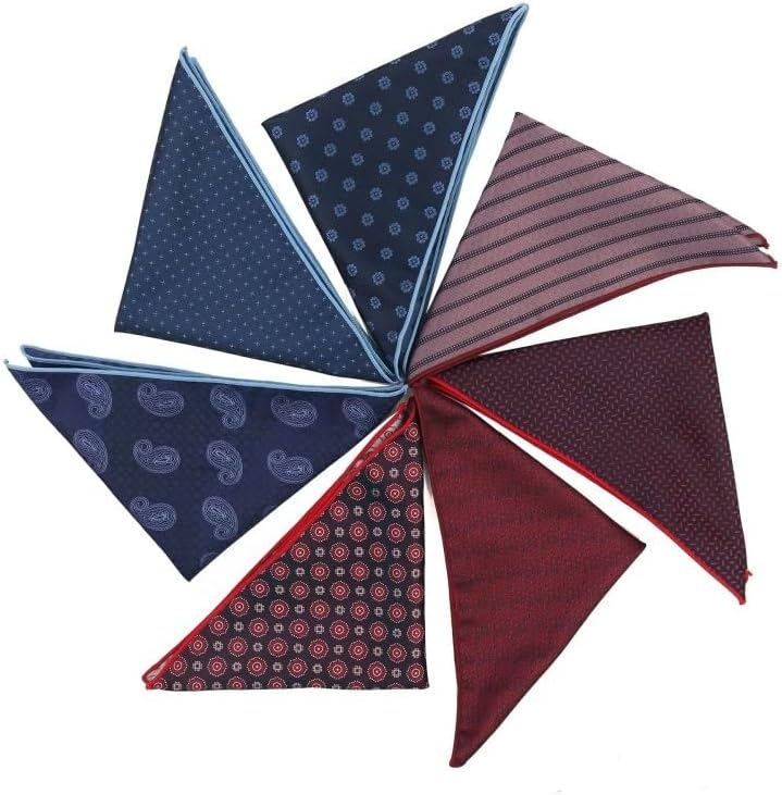 Men's Suit Pocket Square Gentleman's Business Wedding Chestnut Handkerchief