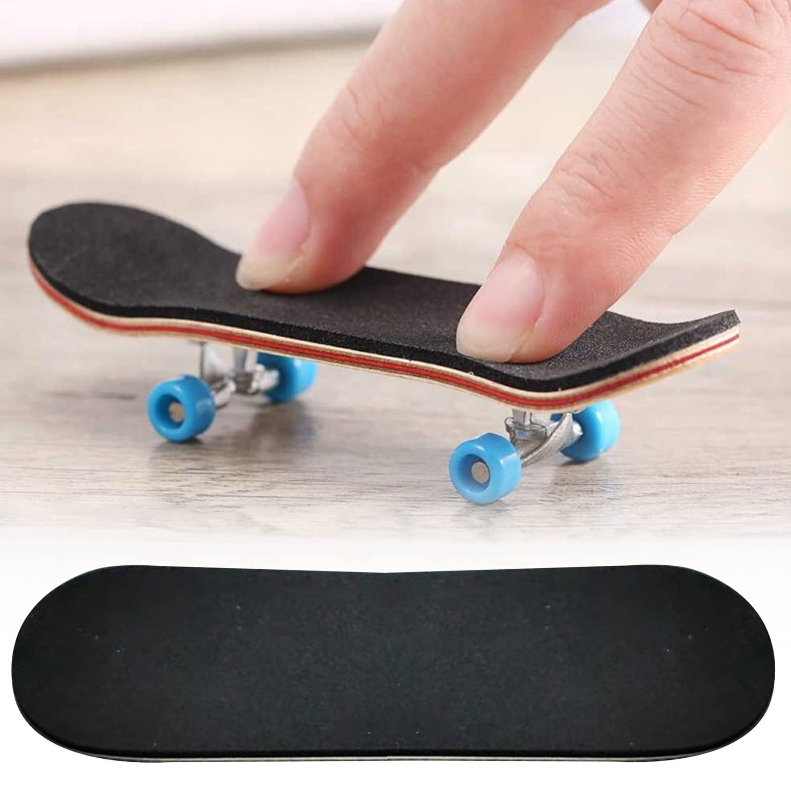 Générique Black Vingerboard Grip Tape, beschermende schuimgrepen, 10 x