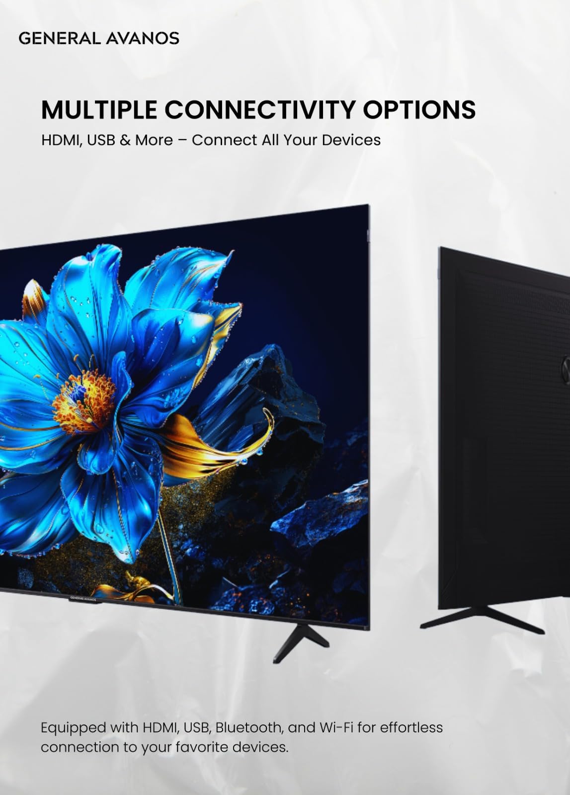 32 Inch LED HDR Full Frameless Smart TV, Android TV, Google