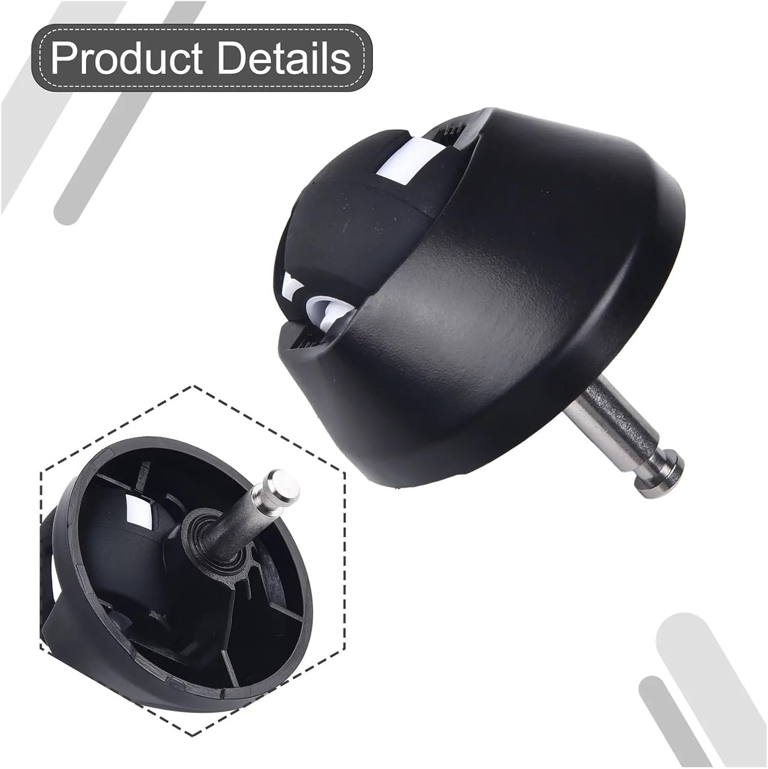 Front Wheel Spare Replacement Parts,Compatible For Tefal, Explorer Serie 20 Robot Vacuums Restores Performance For Enhanced Cleaning Efficiency