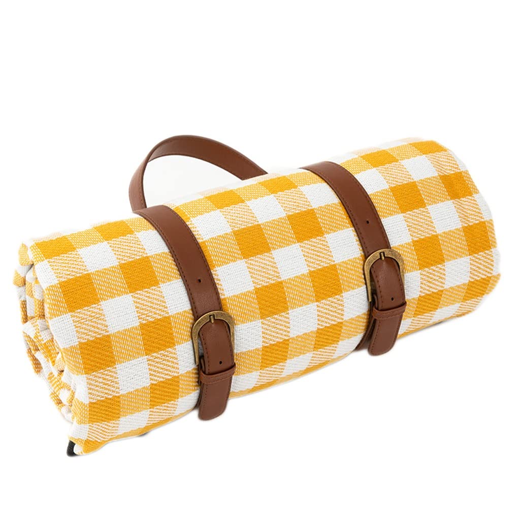 Tappetino da picnic campeggio parco coperta tappetino a esterno pieghevole tappetino da picnic portatile tappetino da spiaggia (Color : Yellow, Size : 200 * 200cm)