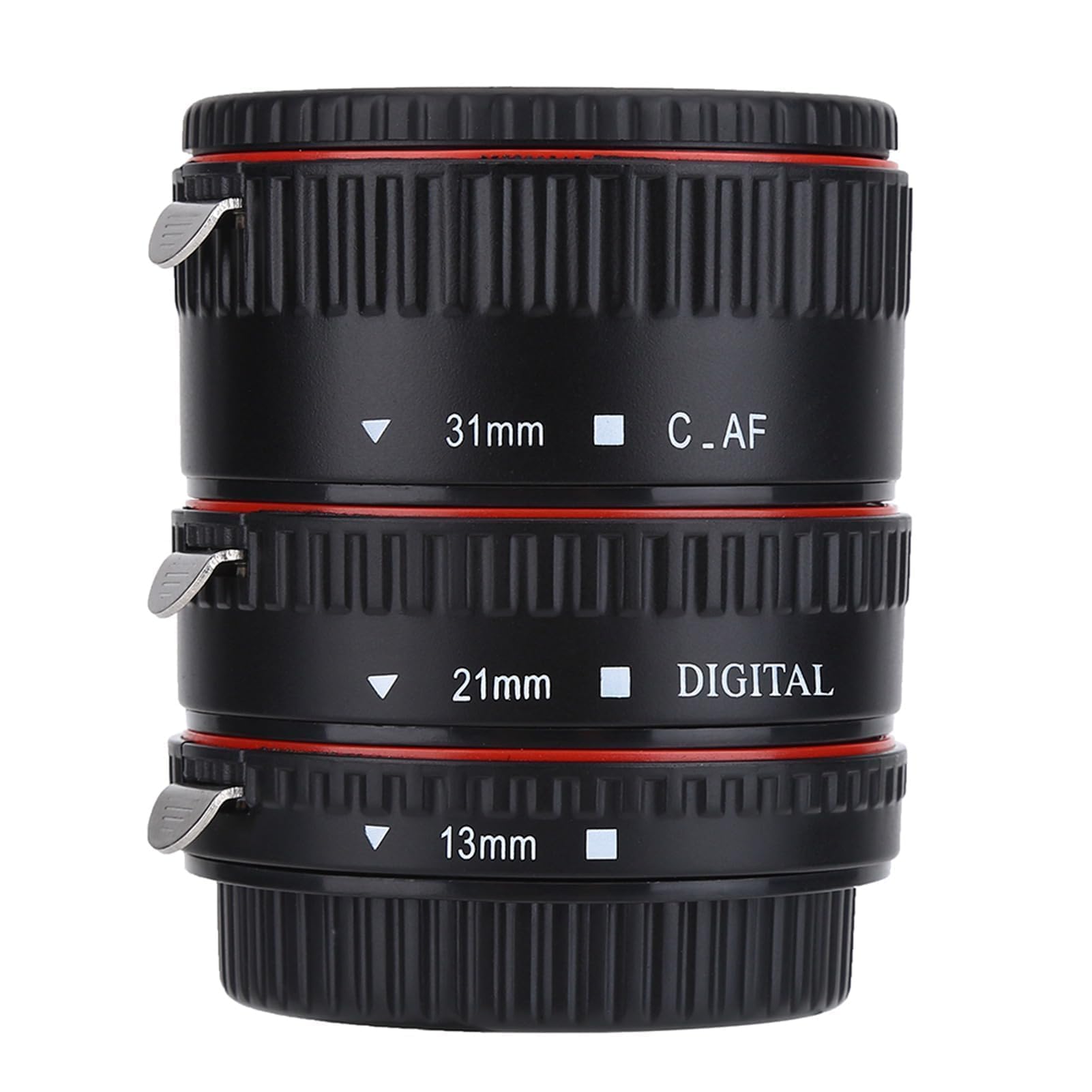Agatige Tubo di Prolunga Macro Messa a Fuoco Automatica, Anelli Adattatori Obiettivo Tubo di Prolunga Macro Messa a Fuoco Automatica, Adatto per EF Mount, Accessori per Macchine fotografiche