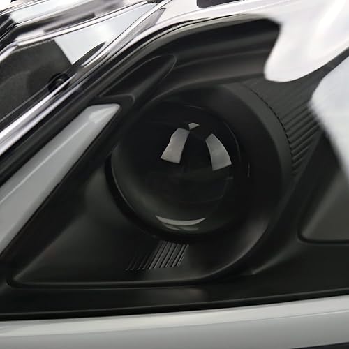 Miniatura 7 de Spec-D Tuning Faros delanteros con lente ahumada de carcasa negra con luz LED secuencial de señal de giro compatible con Infiniti G37 Q60 2DR Coupe