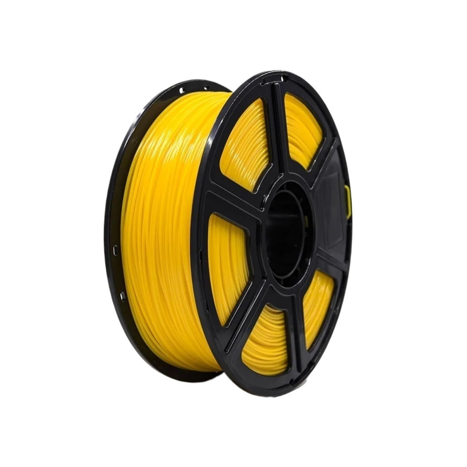 HWWEI 1KG TPU Filament Elastic 1.75mm Flex Flexible 3d Printer Nature Black Red Green Blue Yellow (Farbe : Elastic Yellow)