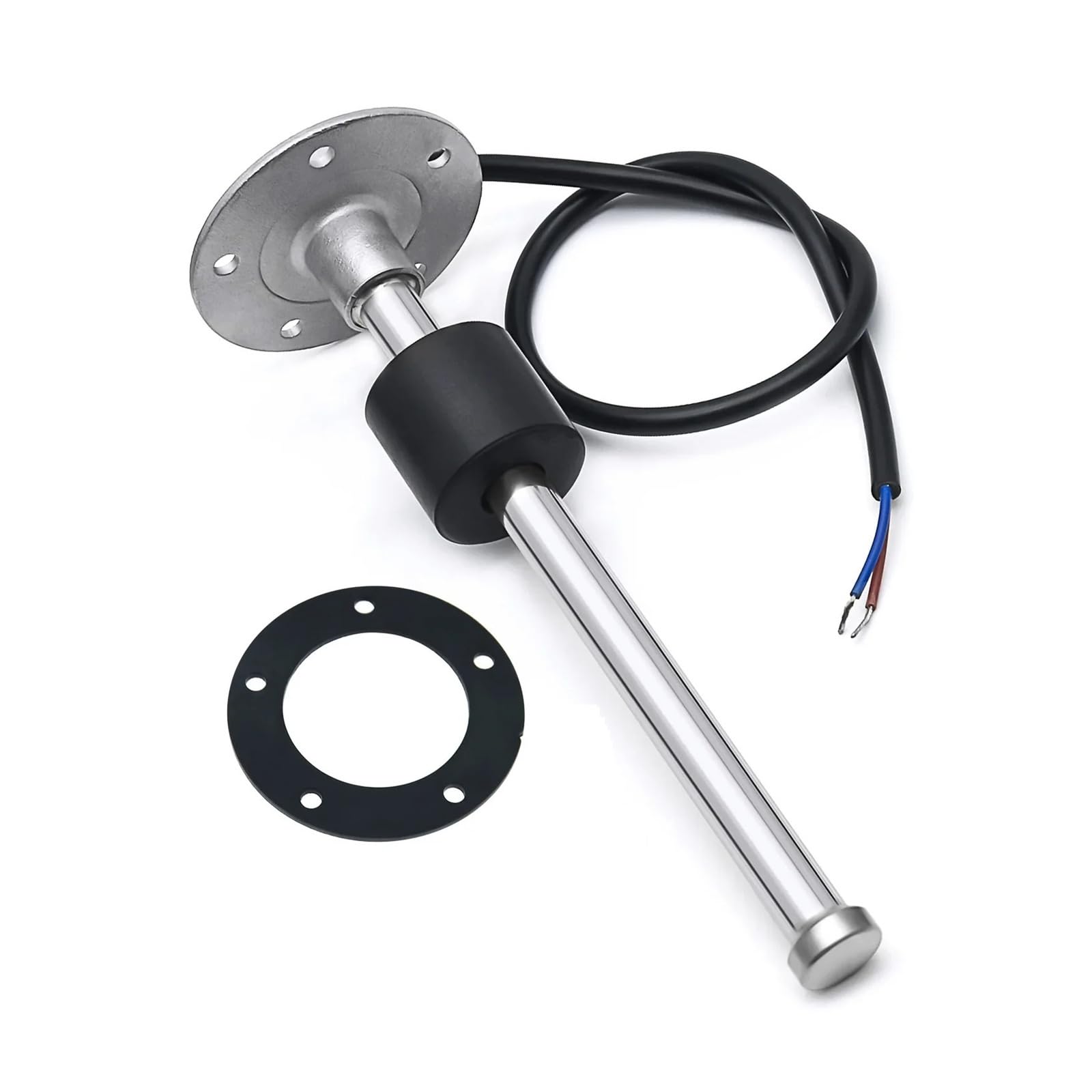 LED rojo Digital 52mm 3 en 1 indicador de nivel de agua 0-190ohm + indicador de nivel de aguas residuales + voltímetro Salida estable(Water Sensor 550mm)
