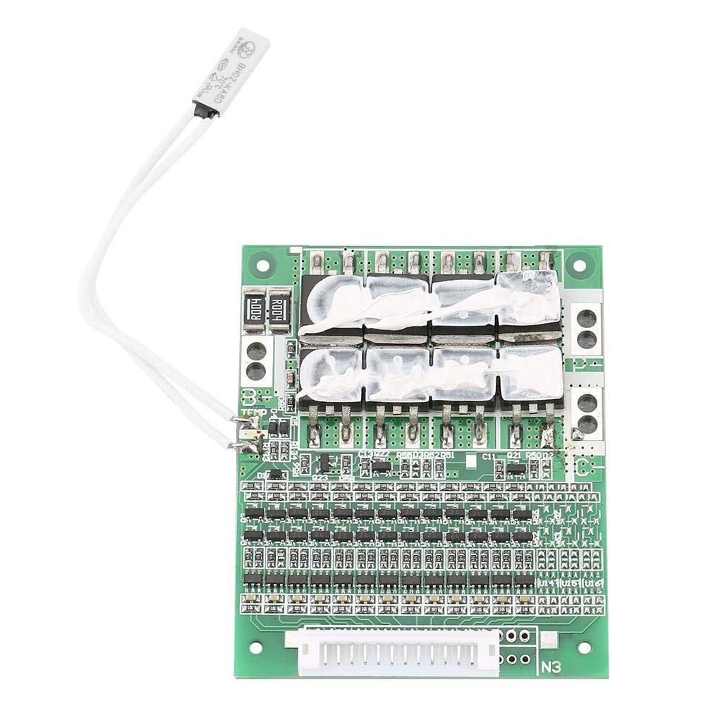 Zopsc Lithium Battery Protection Board 13S 50A Fast Charging Intelligent IC Management Module Balance Charging BMS PCB Board with Thickened Aluminum Fin