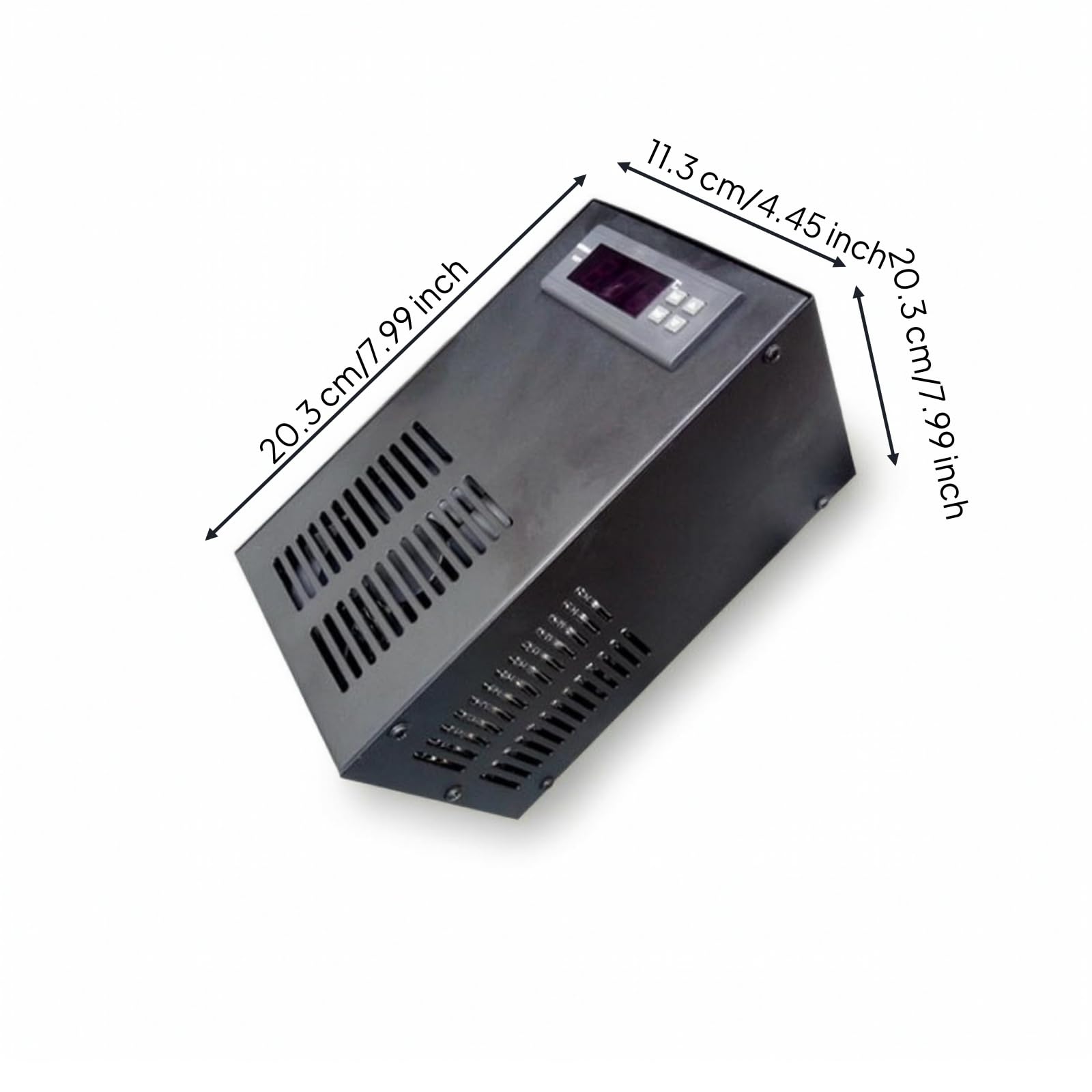 Refrigeratore in Linea con Pompa Digitale Intelligente per Acquariofili, Acquariofilia, 35L, LG-C35 Nero Solo Freddo Con Pompa E Tubo