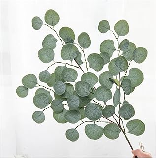 Plantas artificiales de eucalipto con hojas de enredadera, decoración navideña, jarrón for el hogar, boda, jardín, de rosas, álbum de recortes, flores falsas/445