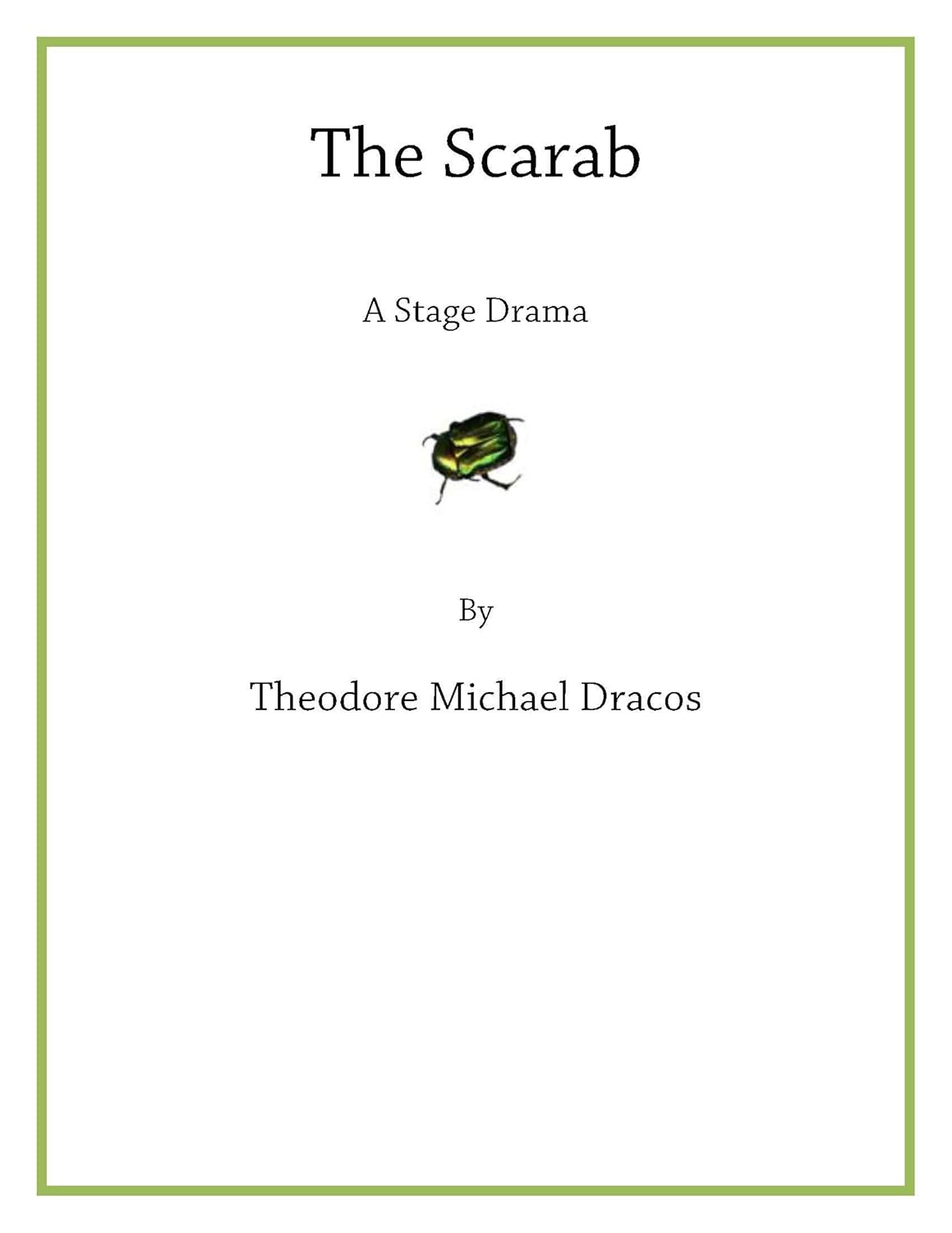 The Scarab A Stage Play on the Last Days of Carl Jung Kindle edition