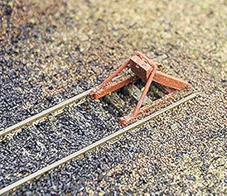 Walthers Cornerstone HO Scale Building/Structure Kit Track Bumpers (12-Pack)