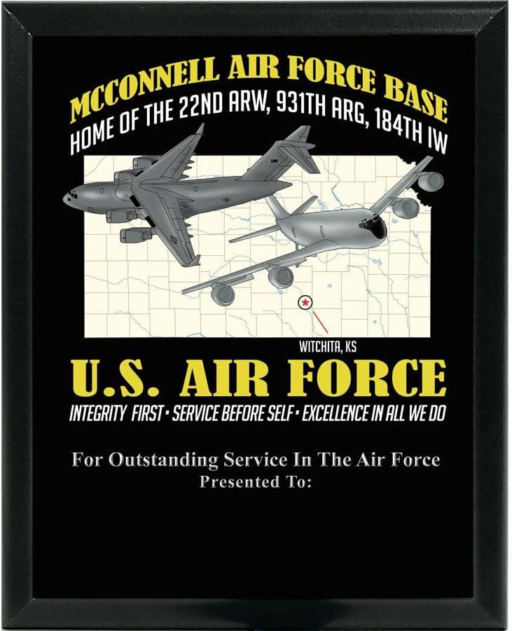 McConnell AFB Custom Wall Plaque
