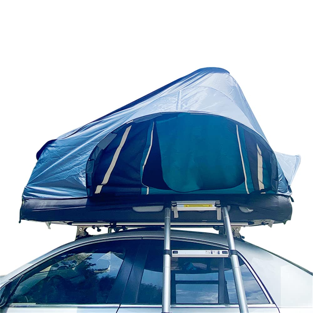 car roof tent price UNISTRENGH Top Glamping 3 Person Inflatable Fishing Tent for Outdoor Camping (Blue & Grey, 86.61