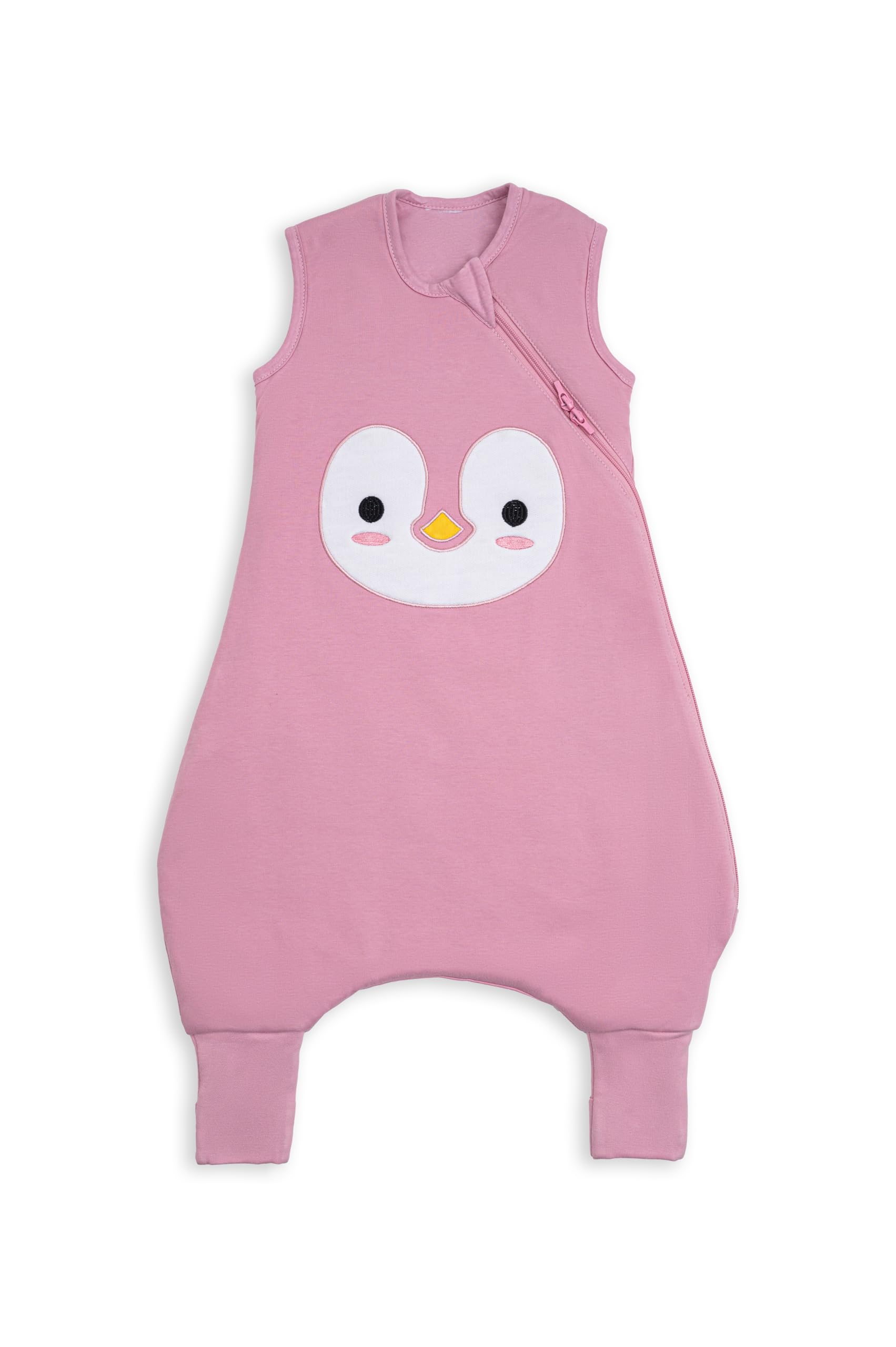 BabyBliss BlissJump 2.5 TOG Baby Schlafsack mit Beinen – Bio-Baumwolle – Umwandelbare Fußöffnungen