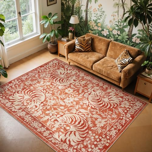 Tapete Decorativo Boho Tiger LIVEBOX 178x149 cm miniatura 2