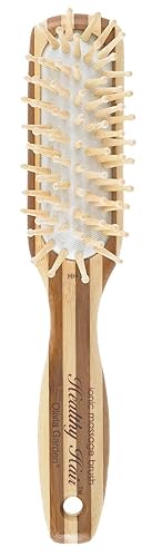 Miniatura 6 de Olivia Garden Cepillo de masaje iónico de bambú para cabello saludable