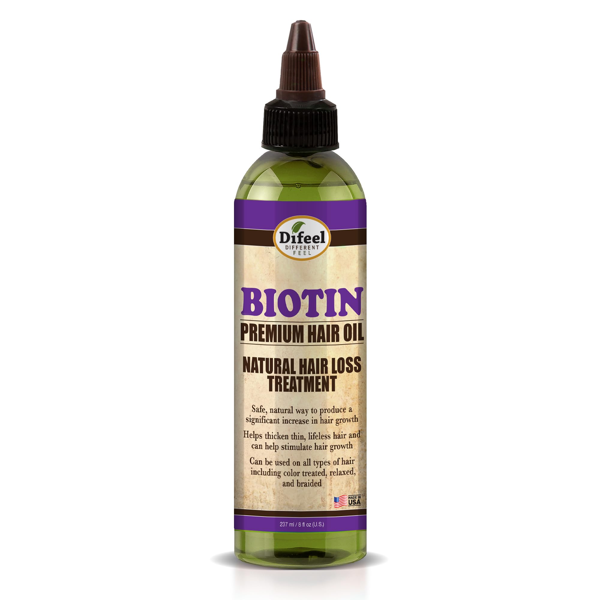 99% Natural Premium Hair Oil - Biotin Oil Volumizing and Thickening 8 ounce