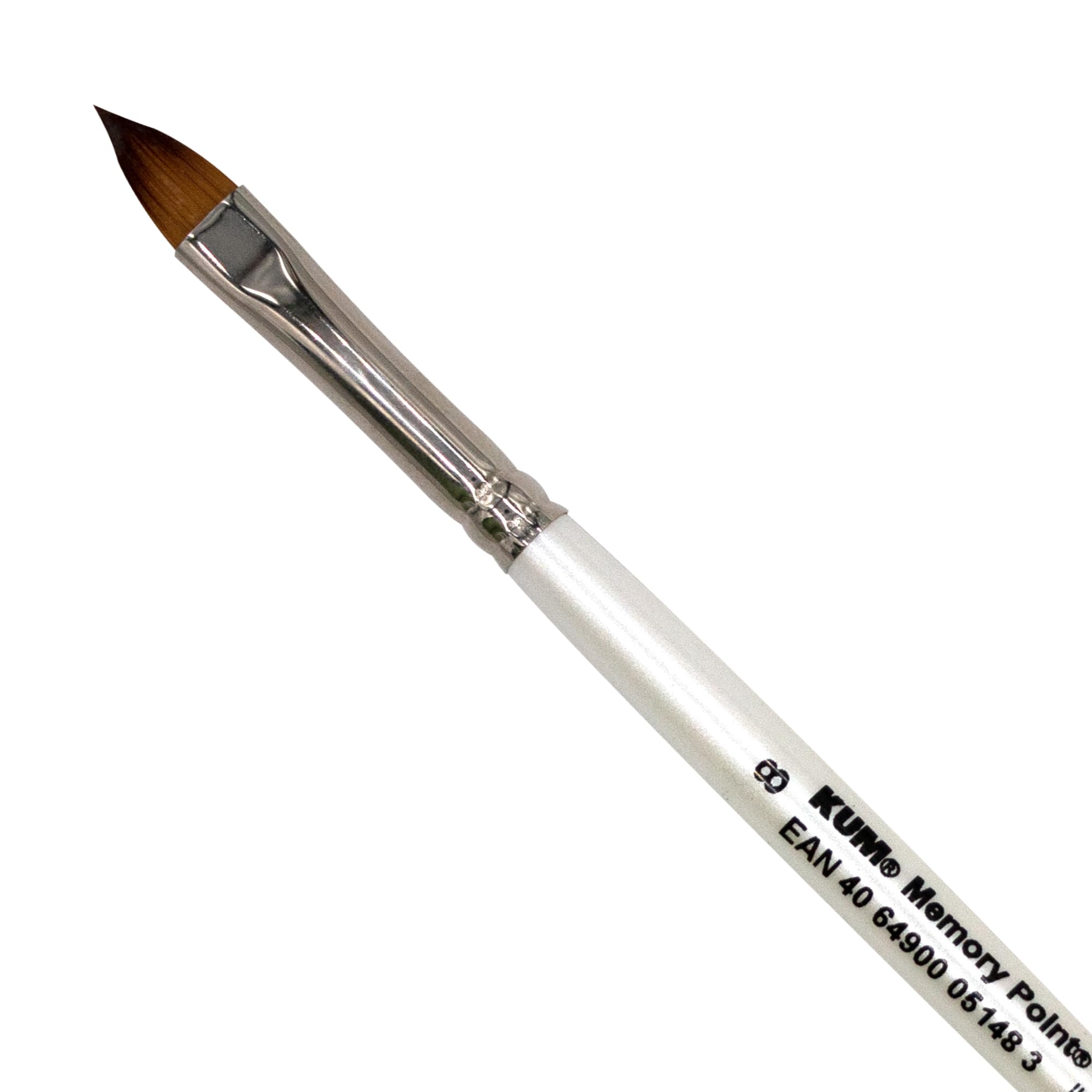 KUM 514.01.11 - Memory Point Brushes ct, Memtip Pin ct# 8, Cat Tongue Shape, 1 Item