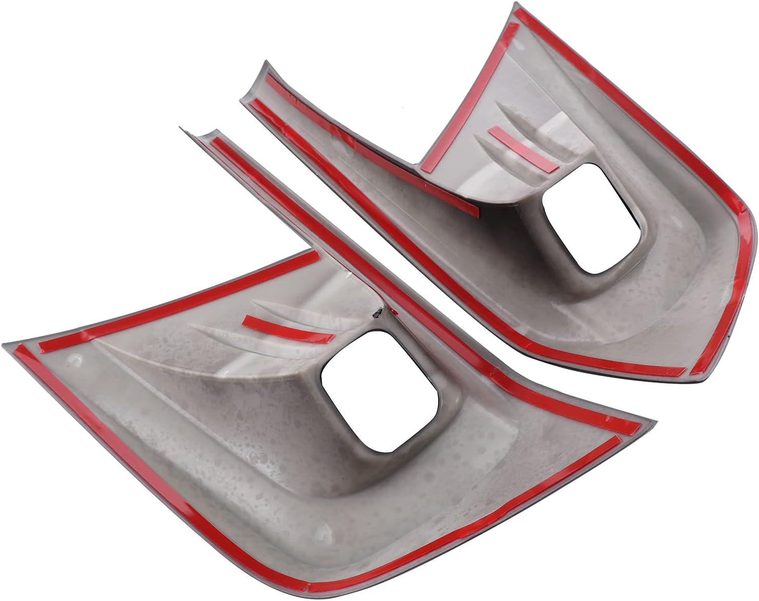 Front Fog Light Cover Trim Fit for Honda Civic 11th 2022 2023 Left Right Lower Fog Lamp Bumper Bezel Frame Trim, Glossy Black
