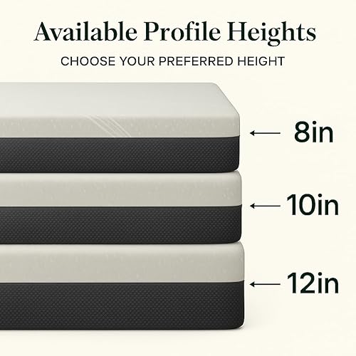 Miniatura 7 de Omne Sleep Colchón de espuma viscoelástica de gel tamaño individual de 8 pulgadas Comfort Series