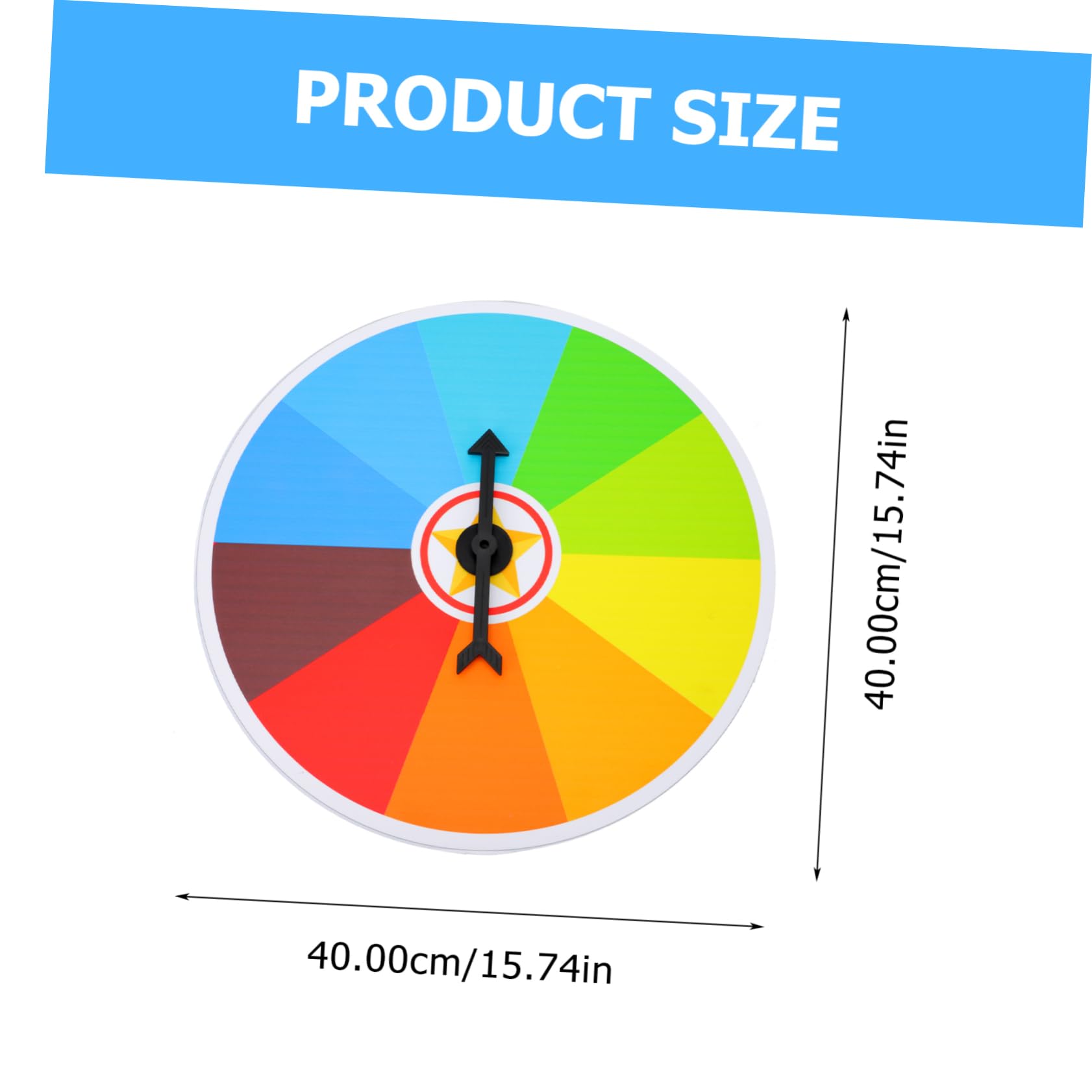 Toddmomy 40cm Wall Hanging Prize Wheel DIY Awards Suitable for Parties Classrooms More Long-Lasting Compact