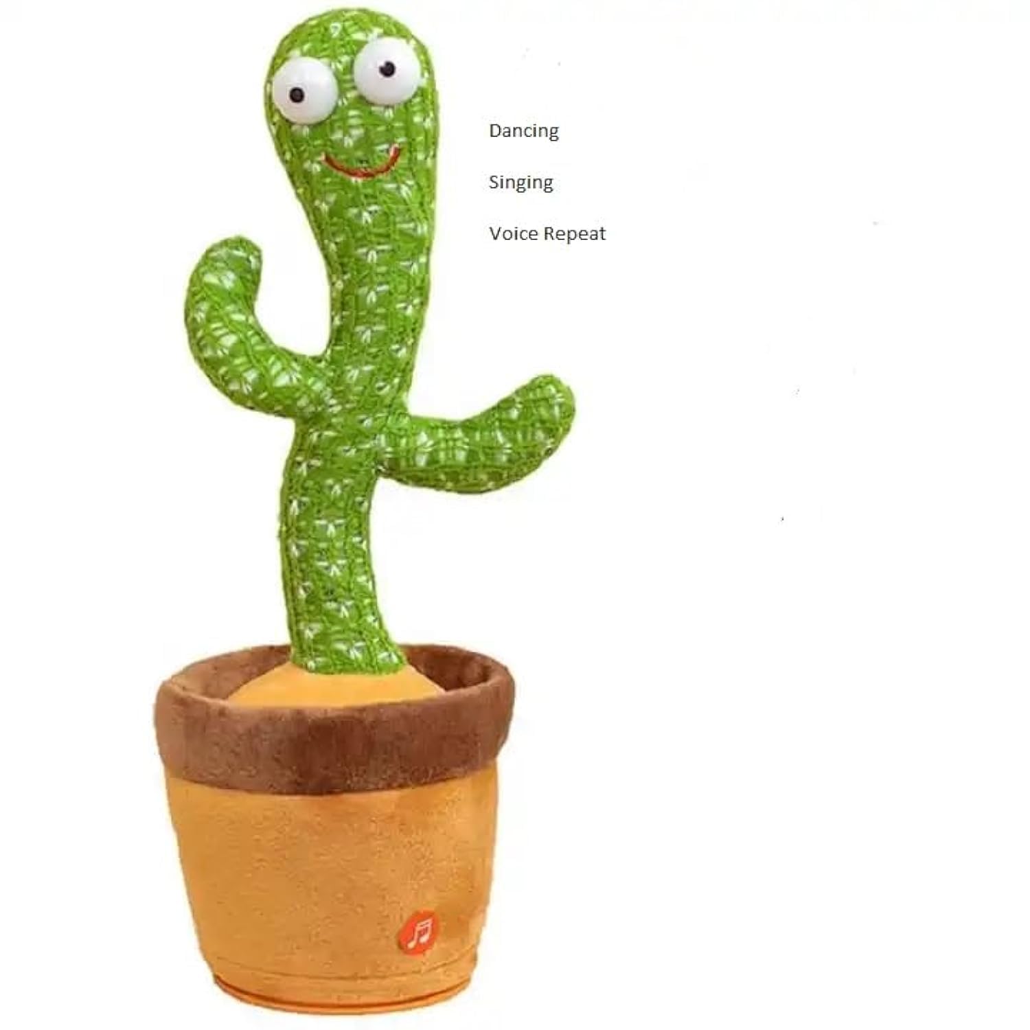Dancing Cactus with Singing and Voice Repeat Function
