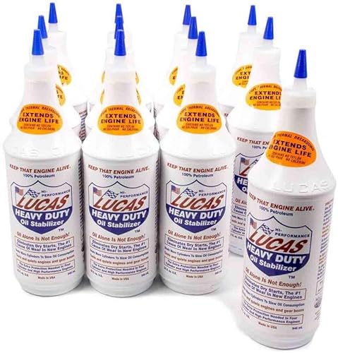 LUCAS 10001-12PK Estabilizador de aceite resistente - 32 onzas, (paquete de 12)