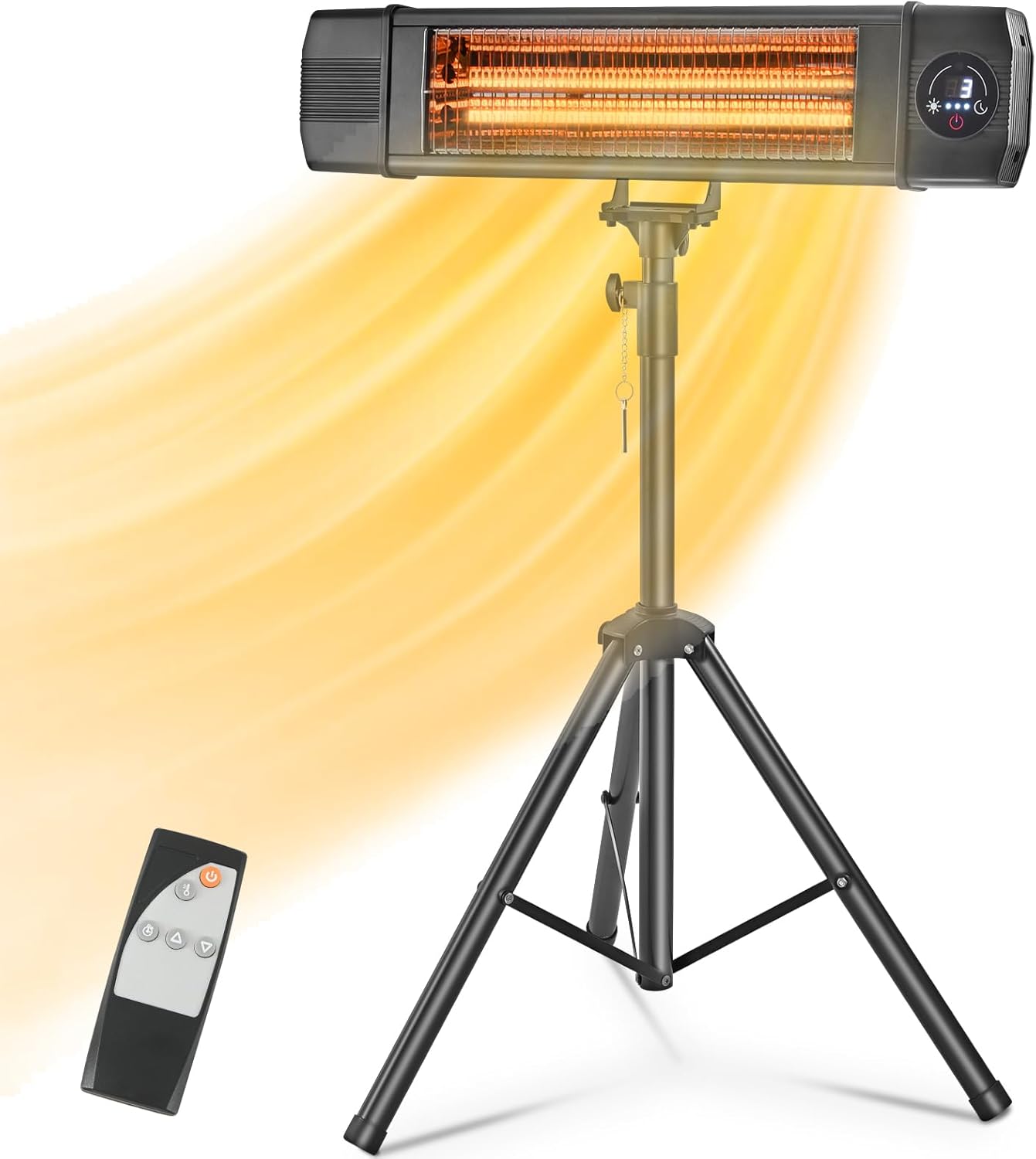 Infrared Patio Heater, Electric Outdoor Heater With Tripod
