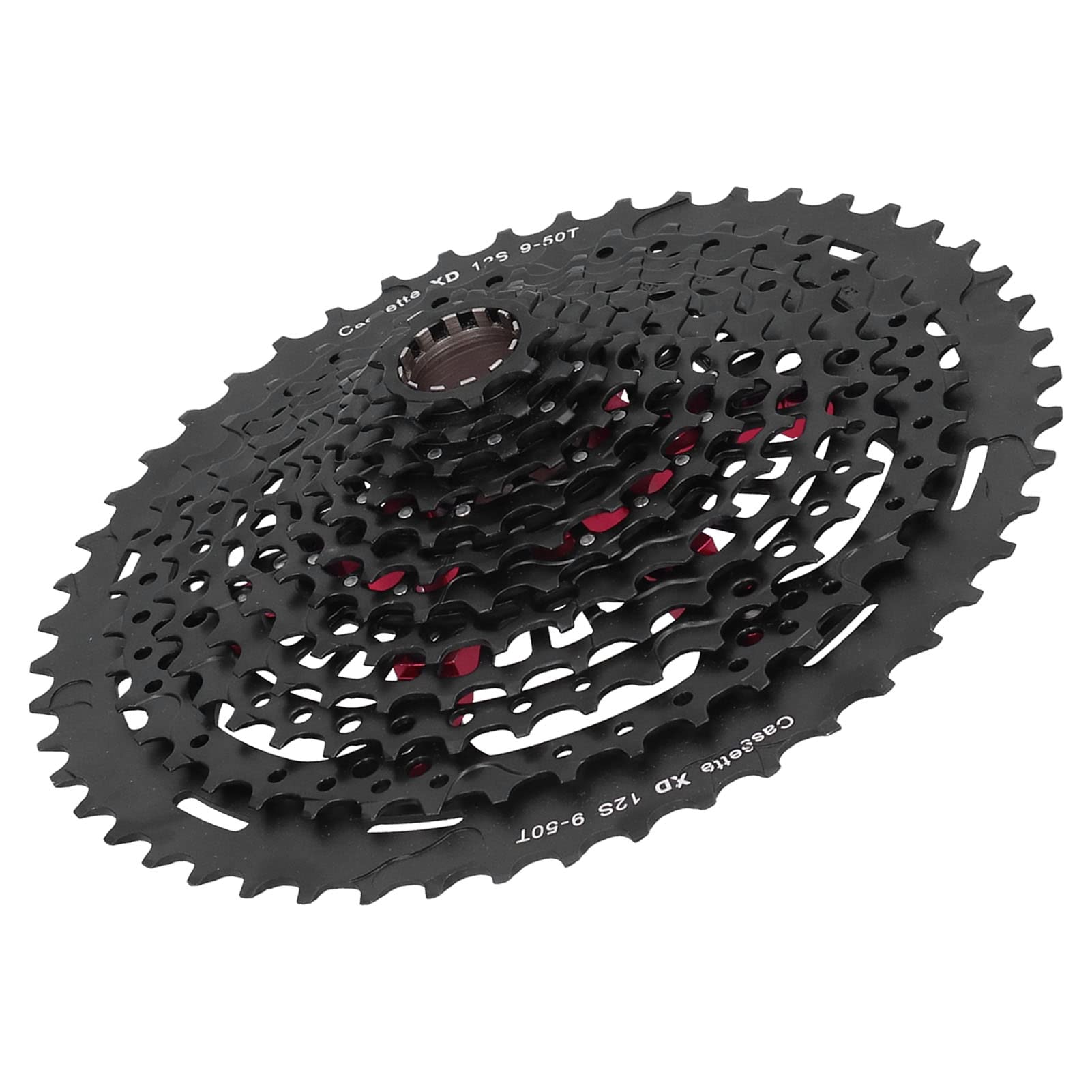 aqxreight Cassette de Aleación de Aluminio para Volante de Bicicleta de 12 Velocidades, Accesorio del 9 50T Xd para Conducción Silenciosa
