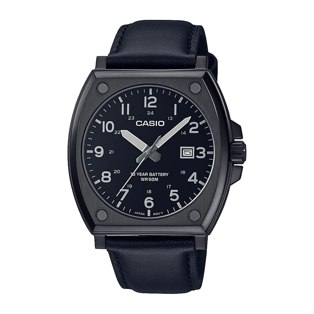Casio Men Leather Analog Black Dial Watch-Mtp-E715L-1Avdf, Band Color-Black (B0BRTP2ZGH) Amazon Price History, Amazon Price Tracker