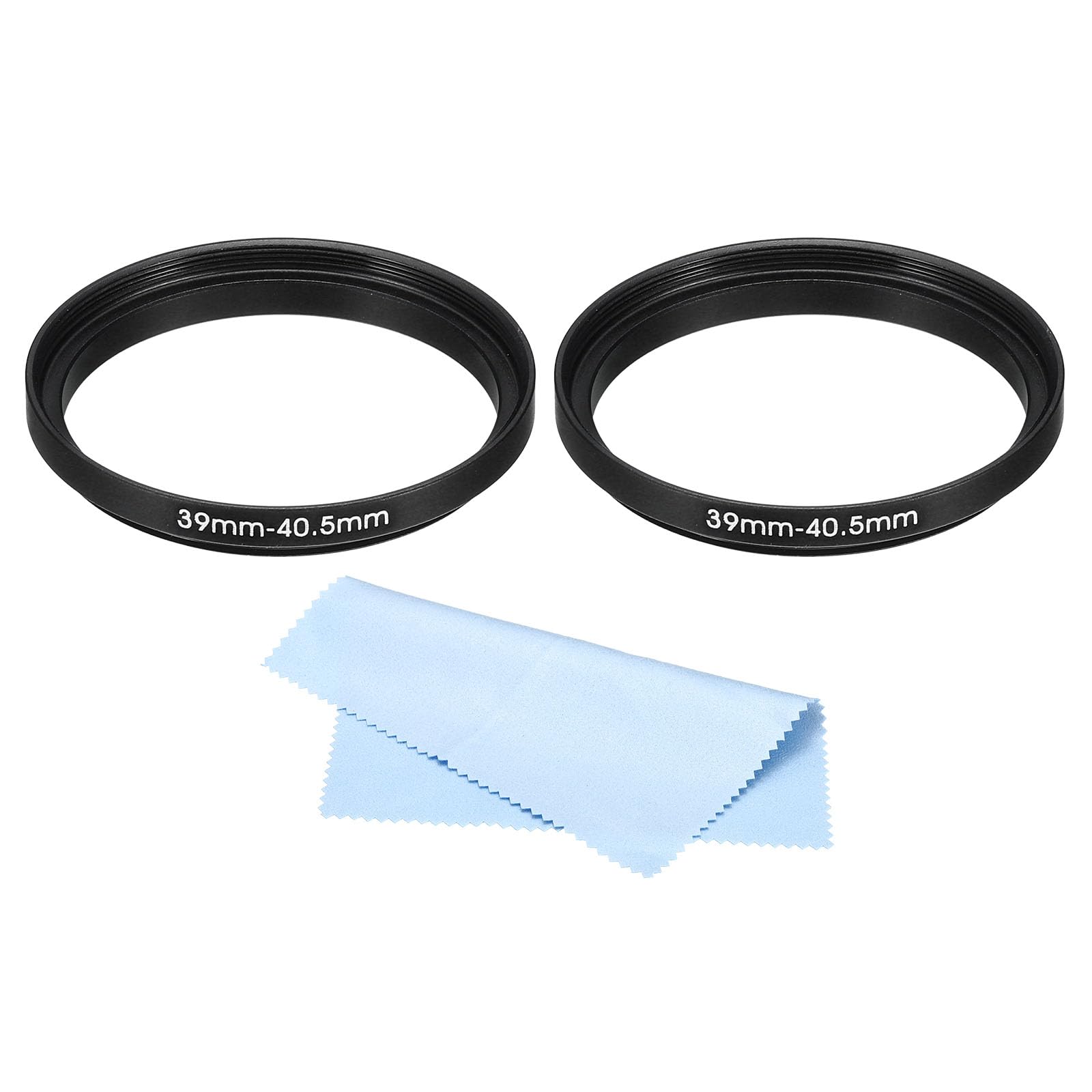 PATIKIL 39mm-40.5mm Metal Step Up Ring with Cleaning Cloth