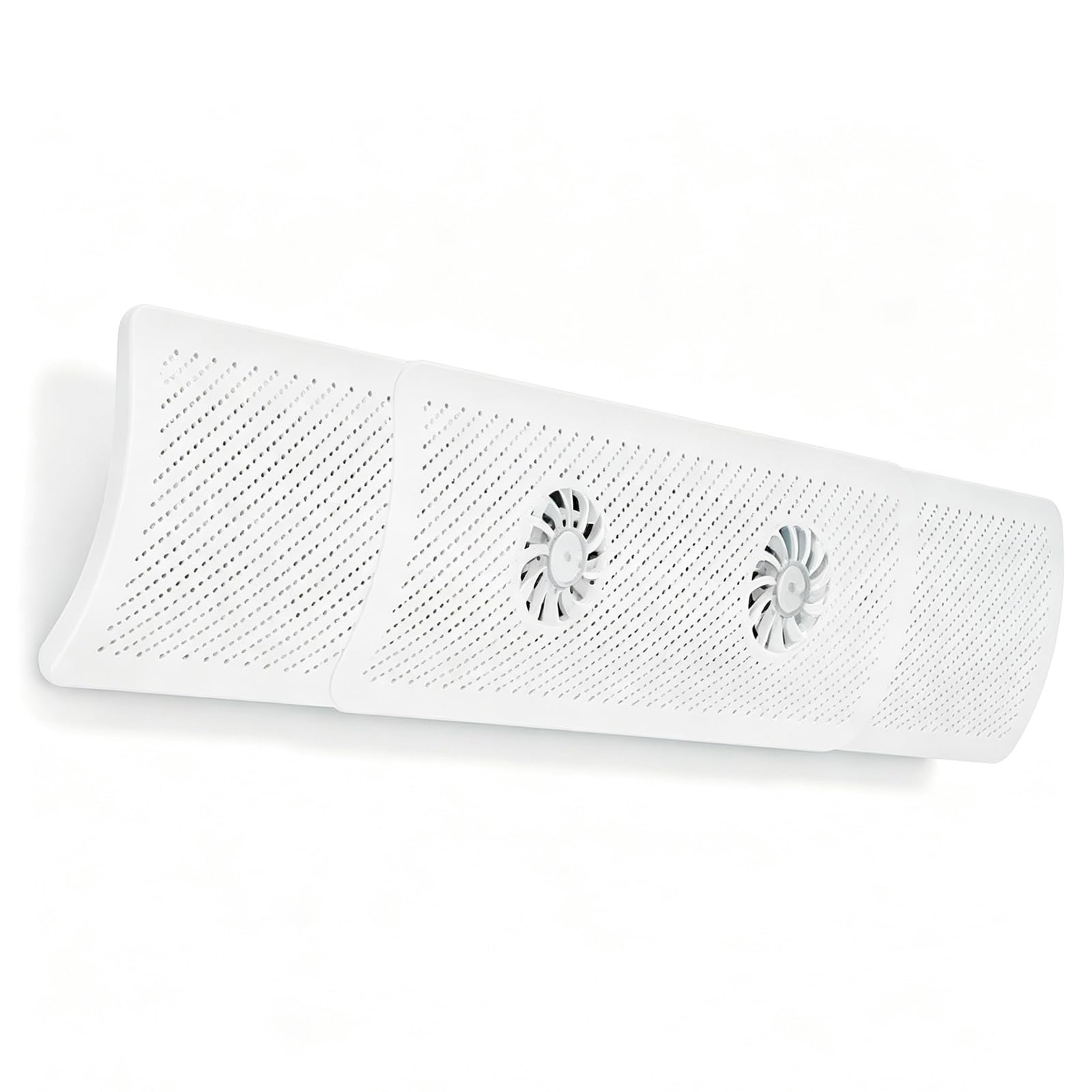 Mini Split Air Deflector, Retractable, Dual Fan Airflow, Ac Vent Deflector