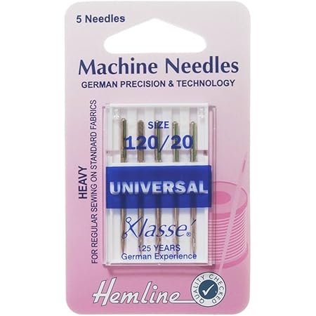 Hemline H100 1 Hvy Universal Slight Ballpoint Machine Needles 5x 1 Amazon Co Uk Home Kitchen